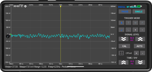Oscill droid 2 menu 2